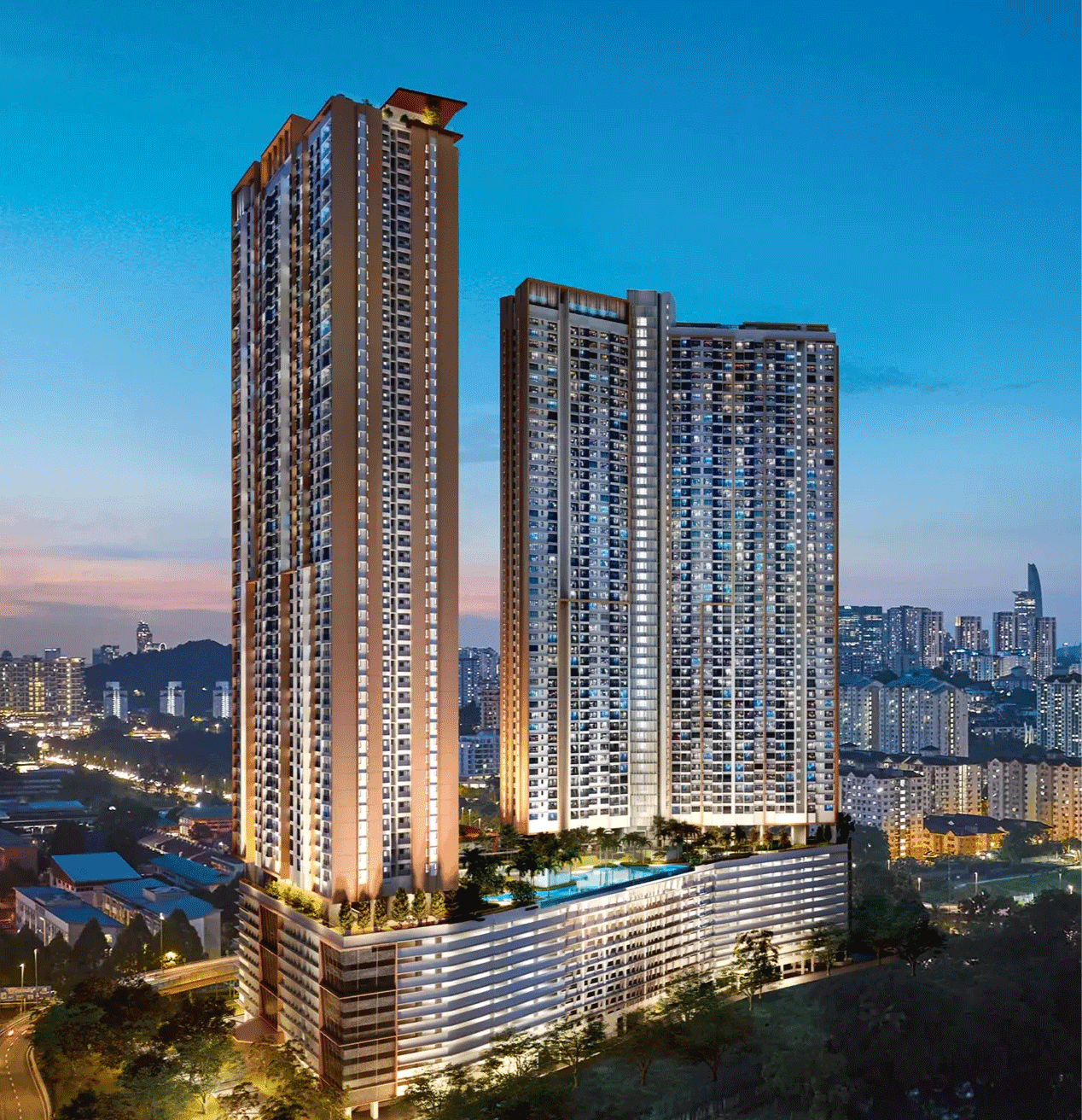 Skyline Kuchai